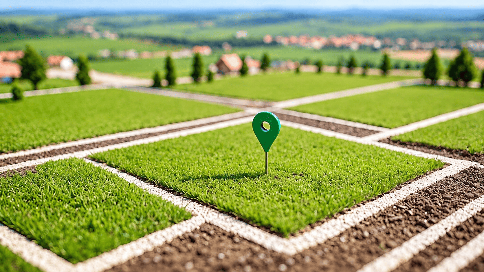 a location pin set on earth