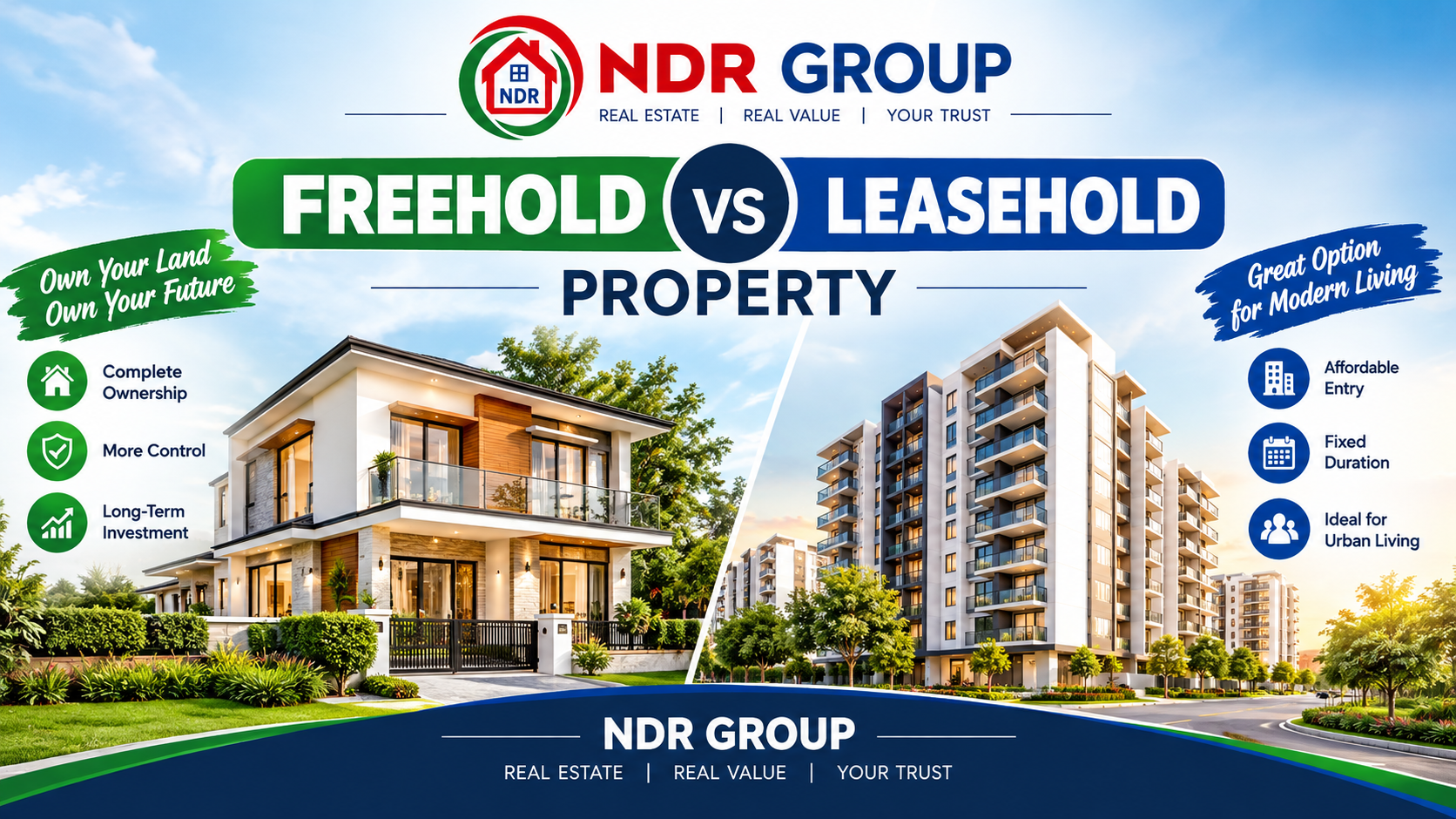 You are currently viewing Freehold vs Leasehold Property- Which is Better for Property Buyers?